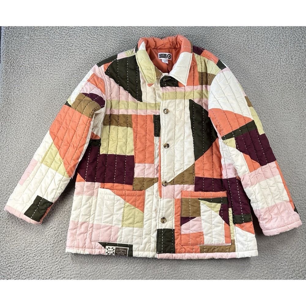 Gees Bend x Target Quilted Jacket Womens Large Black History Month Collab